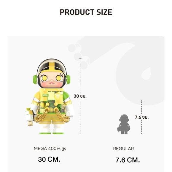 Popmart Mega Space Molly Mango Sticky Rice 400% Thailand Release Only Authentic - Picture 4 of 4